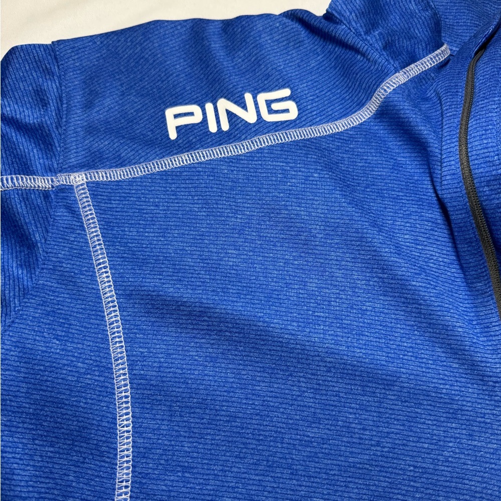 Ping Blue And Gray Performance Pullover - image 3